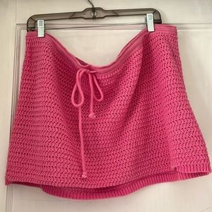 Free people cover up knit skirt